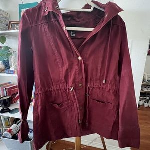 Maroon Light-Weight Jacket